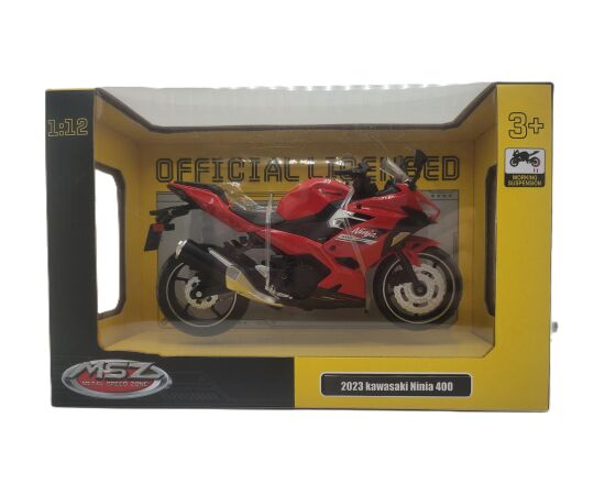 MSZ металлическая модель Kawasaki Ninja 400, масштаб 1:12 Машины и аксессуары