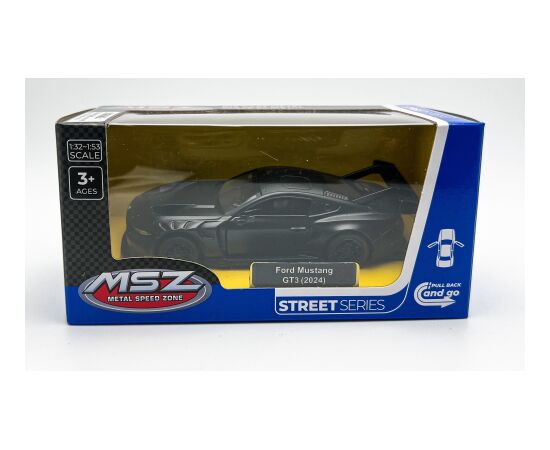 MSZ металлическая модель 2024 Ford Mustang GT3, масштаб 1:42 Машины и аксессуары