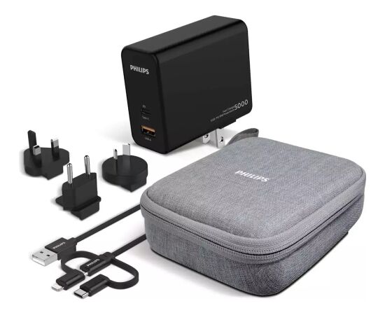 Philips 220 v adapter+powerbank 5000mAh Jaunumi - Datori