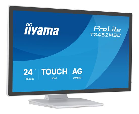 IIYAMA 60.5cm (23,8") T2452MSC-W2AG 16:9 Touch HDMI+DP+USB Monitori
