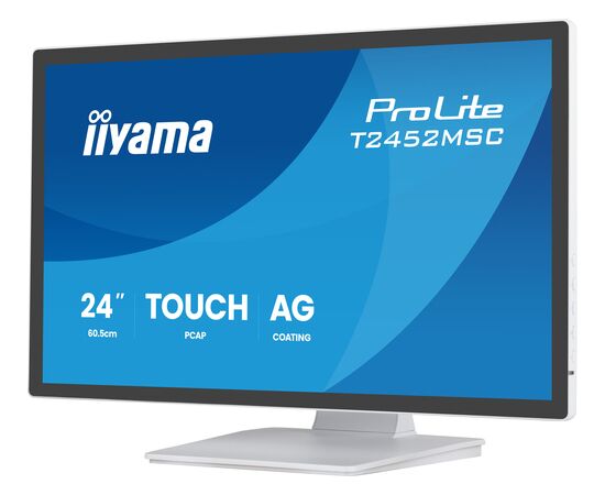IIYAMA 60.5cm (23,8") T2452MSC-W2AG 16:9 Touch HDMI+DP+USB Monitori