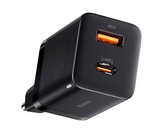 Baseus Super Si PD Lādētājs 30W /  1x C USB Telefonu lādētāji 220v
