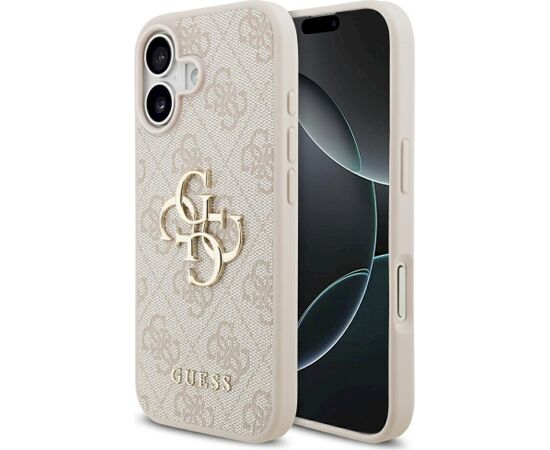 Guess 4G Big Logo Case Aizsargapvalks priekš iPhone 17 / rozā Neoriģinālie Maciņi