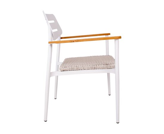 Садовый стул WALES 56x60xH82см, белый Dārza galdi