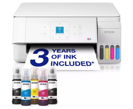 Epson Multifunctional printer EcoTank L3366 Inkjet Colour A4 Wi-Fi White Струйные многофункциональные устройства 