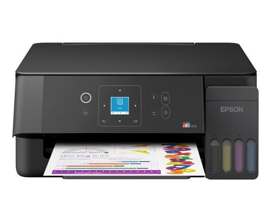 Epson EcoTank L3360 Inkjet Colour Multifuction Printer A4 Wi-Fi Black Струйные многофункциональные устройства 