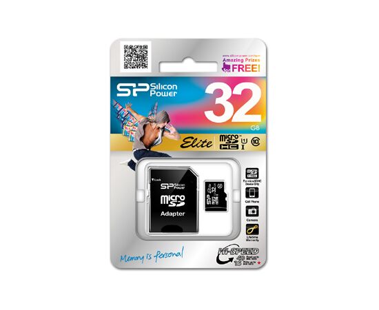 Silicon Power Elite UHS-I 16 GB MicroSDHC Flash memory class 10 SD adapter Atmiņas kartes micro SD SDHC