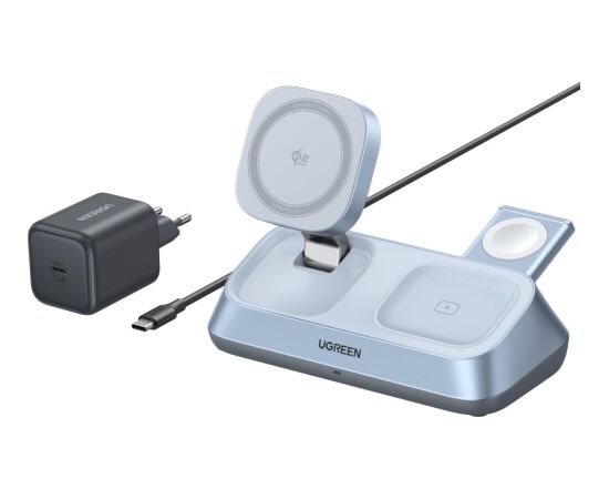 UGREEN W711 MagFlow 3-in-1 Magnetic Wireless Qi2 25W Jaunumi - Audio-Video