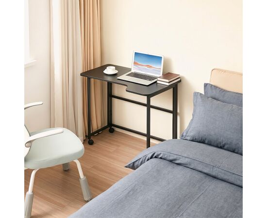 Maclean Folding Desk, Black, Mobile, 100x65 cm, max. 50 kg, Corner, L-Shaped, MC-1250 L/B Jaunumi -Dārzam