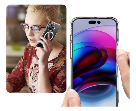Perfectionists Clear Mag Case Apple iPhone 13 mini clear Neoriģinālie Maciņi