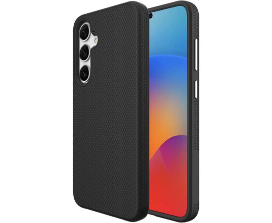 Perfectionists Triangle Case Samsung A366 A36 5G black Neoriģinālie Maciņi