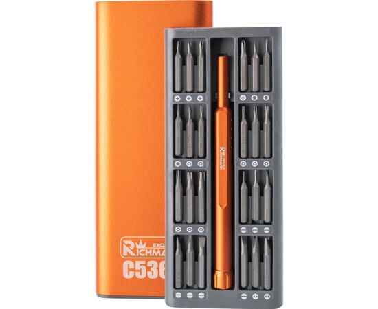 Skrūvgriežu uzgaļu komplekts Richmann C5368; 49 gab. Аксессуары для дрелей