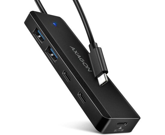 I/O HUB USB-C TRAVEL/0.19M HUE-C2C AXAGON Usb HUB