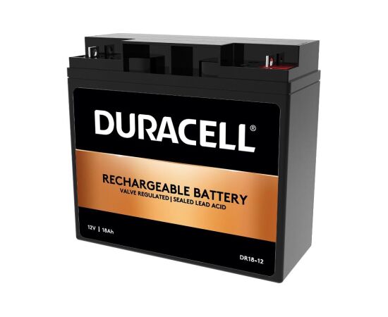 BATTERY 12V 18AH VRLA/DR18-12 DURACELL UPS Nepārtrauktā barošana