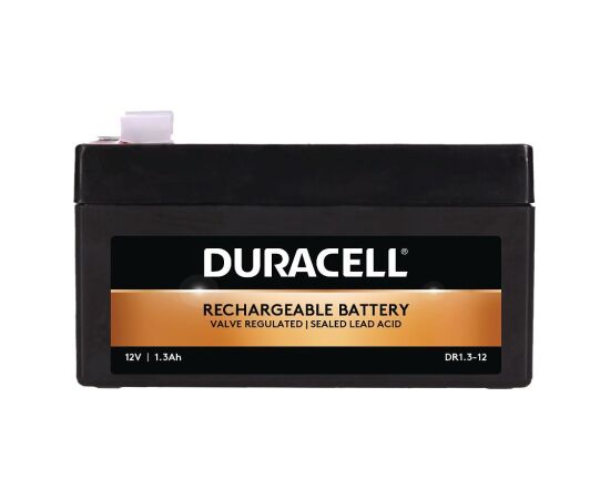 BATTERY 12V 1.3AH VRLA/DR1.3-12 DURACELL UPS Nepārtrauktā barošana