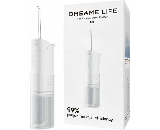 Dreame Portable Water Flosser T01 White Elektriskās zobu birstes, irigatori