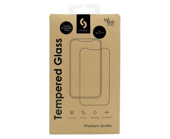 Connect Apple  iPhone 16 Pro / 17 0.33 Flat Clear Glass Japan Glue Anti-Static Ekrānu aizsardzība