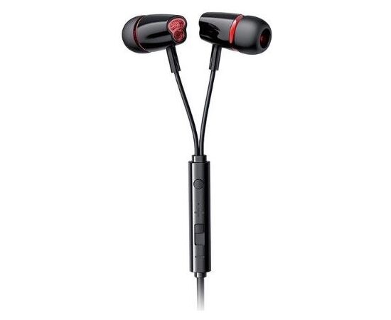 Joyroom   headphones 3.5 mm mini jack with remote control and microphone Black Austiņas