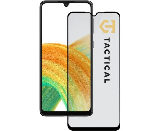 Tactical Samsung  Galaxy A33 5G Glass Shield 5D Black Ekrānu aizsardzība
