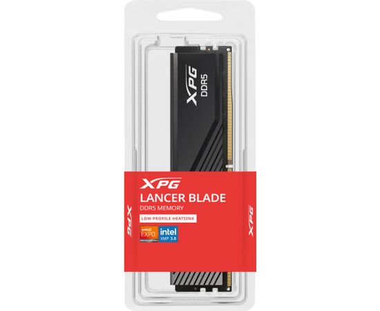 ADATA DIMM 16 GB DDR5-6000 (black, AX5U6000C2816G-SLABBK, XPG Lancer Blade, INTEL XMP, AMD EXPO) RAM Operatīvā atmiņa