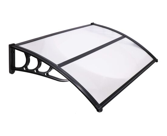 Крыша, навес для входа Springos HA7475 120x80 см черный Тенты и аксессуары