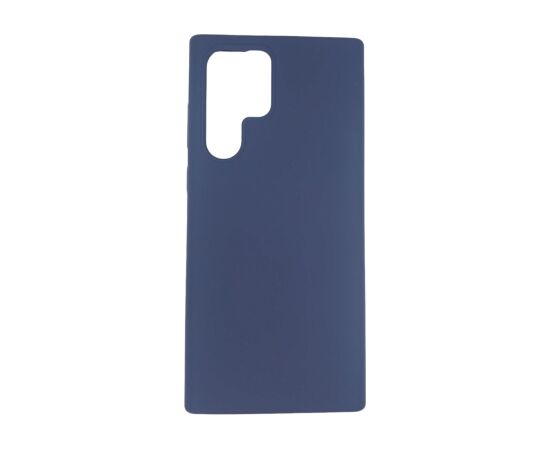 Evelatus Samsung  Galaxy S22 Ultra Premium Soft Touch Silicone Case Navy Blue Neoriģinālie Maciņi