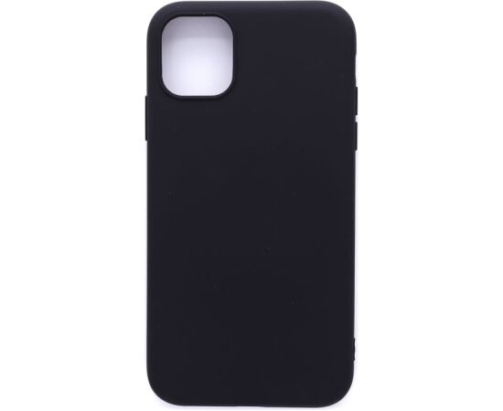 Evelatus Apple  iPhone 11 Pro Max Nano Silicone Case Soft Touch TPU Black Neoriģinālie Maciņi