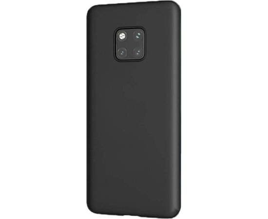 Evelatus Huawei  Mate 20 Pro Premium Soft Touch Silicone Case Black Neoriģinālie Maciņi