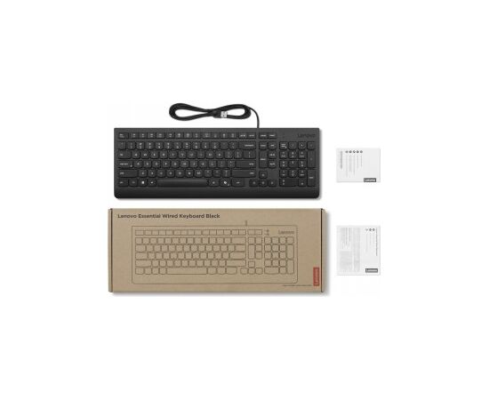 LENOVO ESSENTIAL WIRED KEYBOARD SWEDISH/ FINNISH Klaviatūras