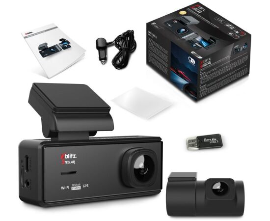 XBLITZ STELLAR PREMIUM VIDEO RECORDER WITH STARVIS SENSOR, WI-FI AND GPS Video reģistratori
