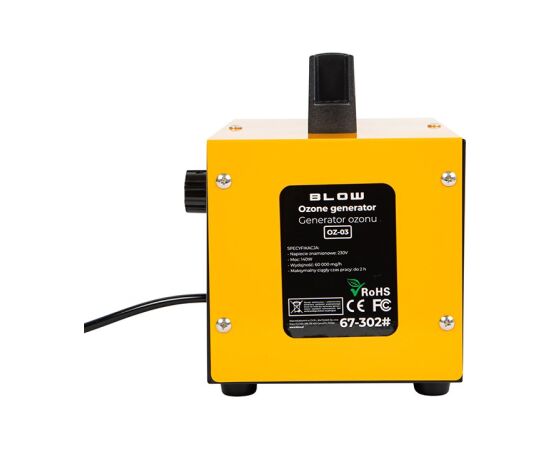 Ozone generator BLOW OZ-03 ozonator 60,000 mg/h 140W Gaisa attīrītāji