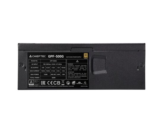 Chieftec Smart GPF-500G power supply unit 500 W 24-pin ATX TFX Black Блоки питания