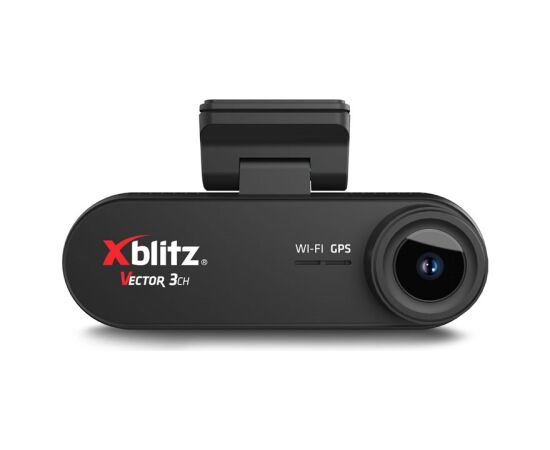 XBLITZ VECTOR 3CH 3-CHANNEL DVR WITH REARVIEW CAMERA, Wi-Fi, AND GPS Video reģistratori