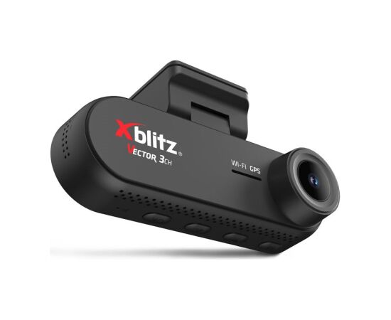 XBLITZ VECTOR 3CH 3-CHANNEL DVR WITH REARVIEW CAMERA, Wi-Fi, AND GPS Video reģistratori