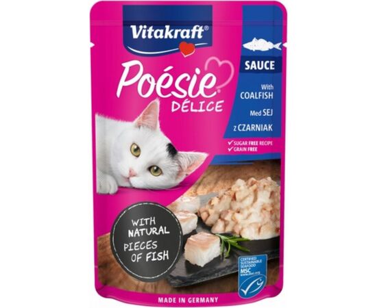 VITAKRAFT Poesie Delice blackfish - wet cat food - 85 g Barība