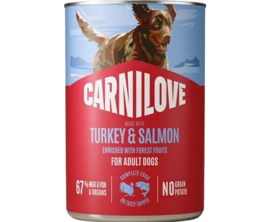 Carnilove Carnilove Pate Karma Dla Psa Indyk Łosoś 400g Uzkodas sunim