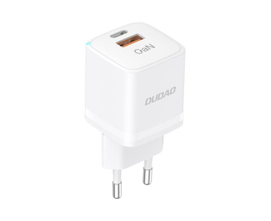 Dudao   Wall charger GaN 33W PPS USB C/USB Dudao A13Pro - white Telefonu lādētāji 220v
