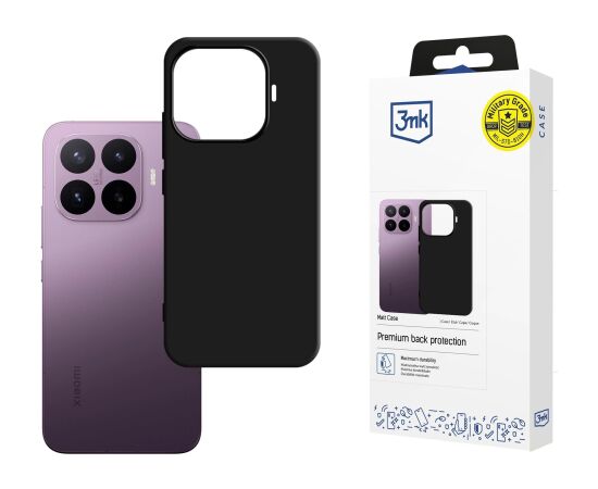 Case 3mk Matt Case Xiaomi 17T Pro black Neoriģinālie Maciņi