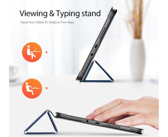 Case Dux Ducis Domo Xiaomi Redmi Pad 2 SE 9.7 dark blue Maki Planšetdatoriem