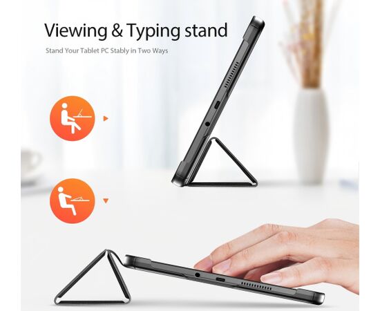 Case Dux Ducis Domo Xiaomi Redmi Pad 2 SE 9.7 black Maki Planšetdatoriem