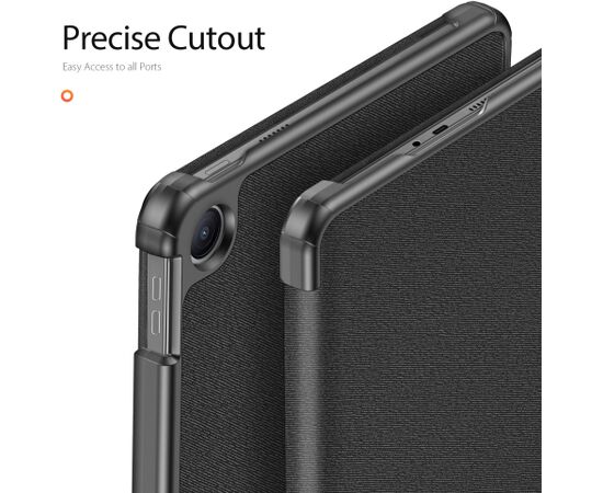 Case Dux Ducis Domo Xiaomi Redmi Pad 2 SE 9.7 black Maki Planšetdatoriem
