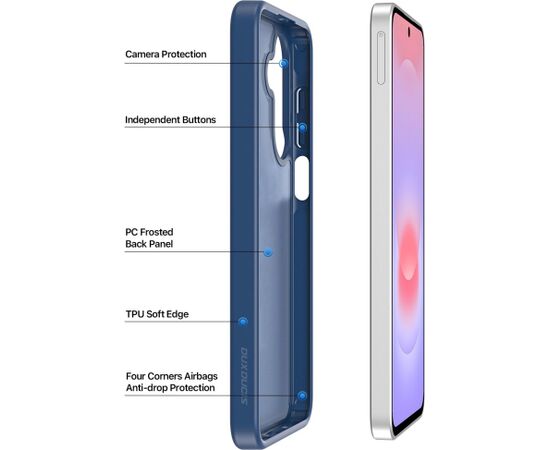Case Dux Ducis Yind Samsung A276 A27 5G dark blue Neoriģinālie Maciņi