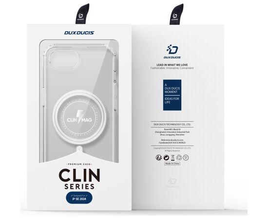 Case Dux Ducis Clin Magsafe Apple iPhone 16e/17e clear Neoriģinālie Maciņi