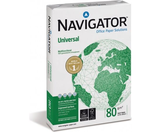 Paper NAVIGATOR A4, 80g, 500 sheets Papīrs printeriem