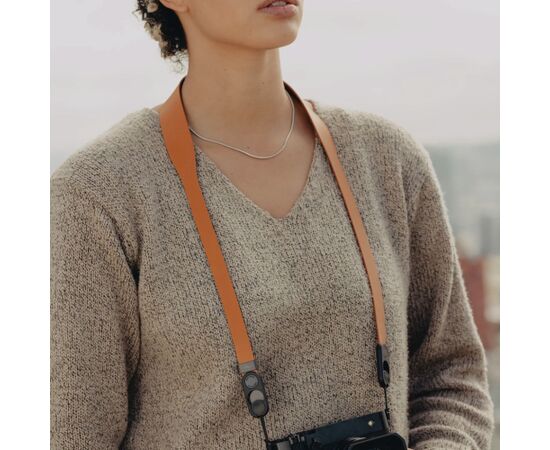Peak Design camera strap Form Leather Short, amber Foto - Video somas