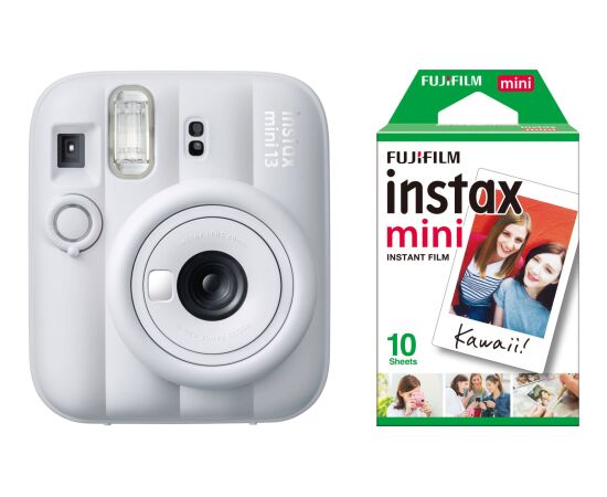 Fujifilm Instax Mini 13, clay white + film Jaunumi - Audio-Video