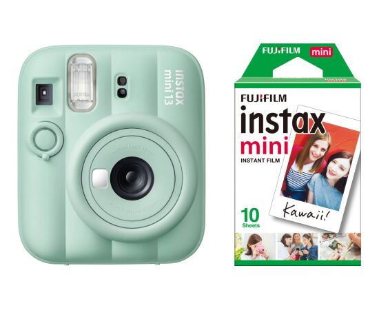 Fujifilm Instax Mini 13, lagoon green + film Jaunumi - Audio-Video