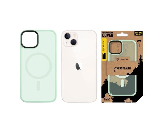 Tactical MagForce Hyperstealth Cover Aizsargapvalks priekš iPhone 13 / pludmales zaļš Neoriģinālie Maciņi