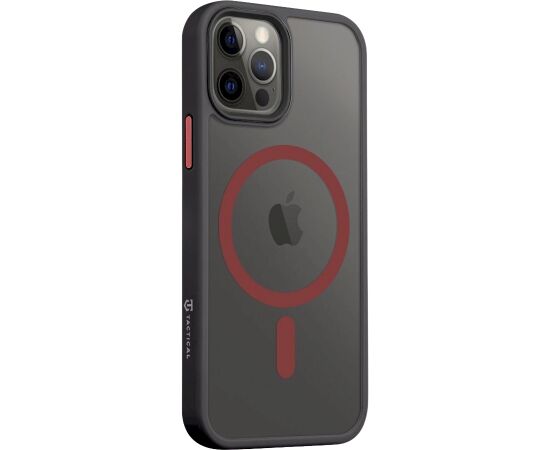 Tactical MagForce Hyperstealth 2.0 Cover Aizsargapvalks priekš iPhone 12/12 Pro / melns/sarkans Neoriģinālie Maciņi