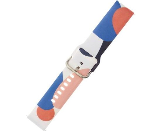 iLike   Strap Moro Band For Samsung Galaxy Watch 46mm Silicone Strap Watch Bracelet Pattern Smart-Watch aksesuāri